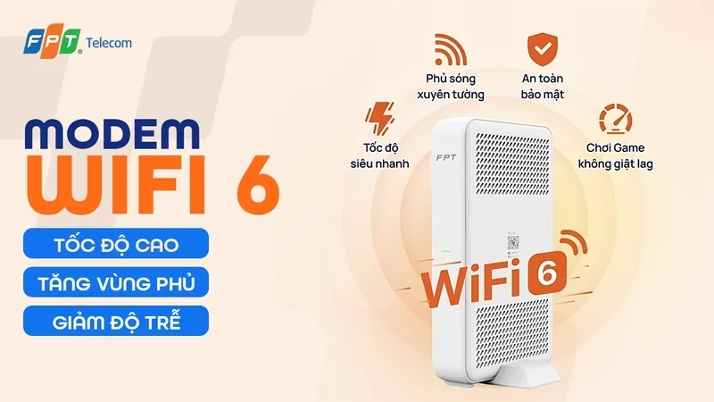 N&acirc;ng cấp l&ecirc;n modem Wifi 6