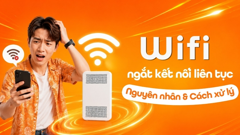 Nguyên nhân và cách khắc phục wifi ngắt kết nối liên tục
