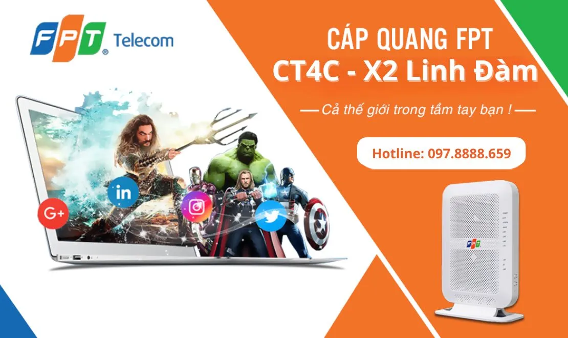 Tổng đài lắp mạng FPT chung cư CT4C - X2 Linh Đàm Hà Nội