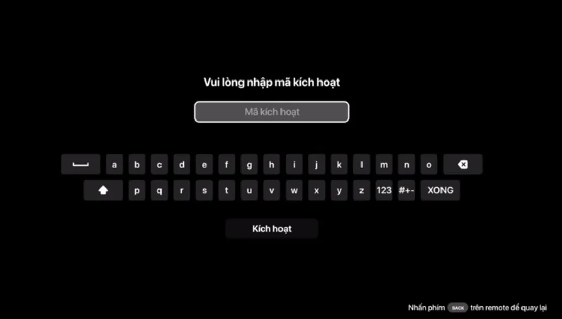 sử dụng mã kích hoạt FPT Play trên Smart TV và FPT Play Box