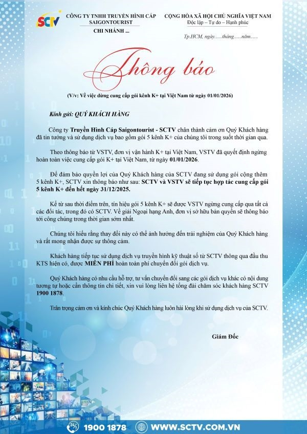 K+ Chính Thức Ngừng Phát Sóng Từ 1/1/2026: Fan Ngoại Hạng Anh Xem Ở Đâu?