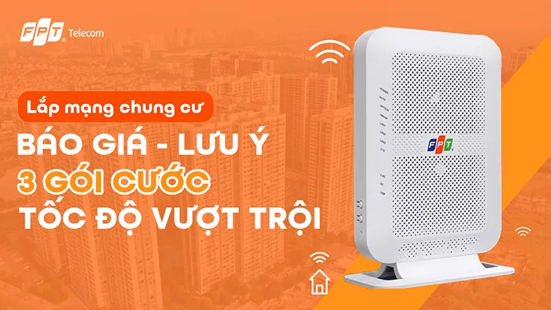 Lắp mạng FPT tòa nhà Gold Tower