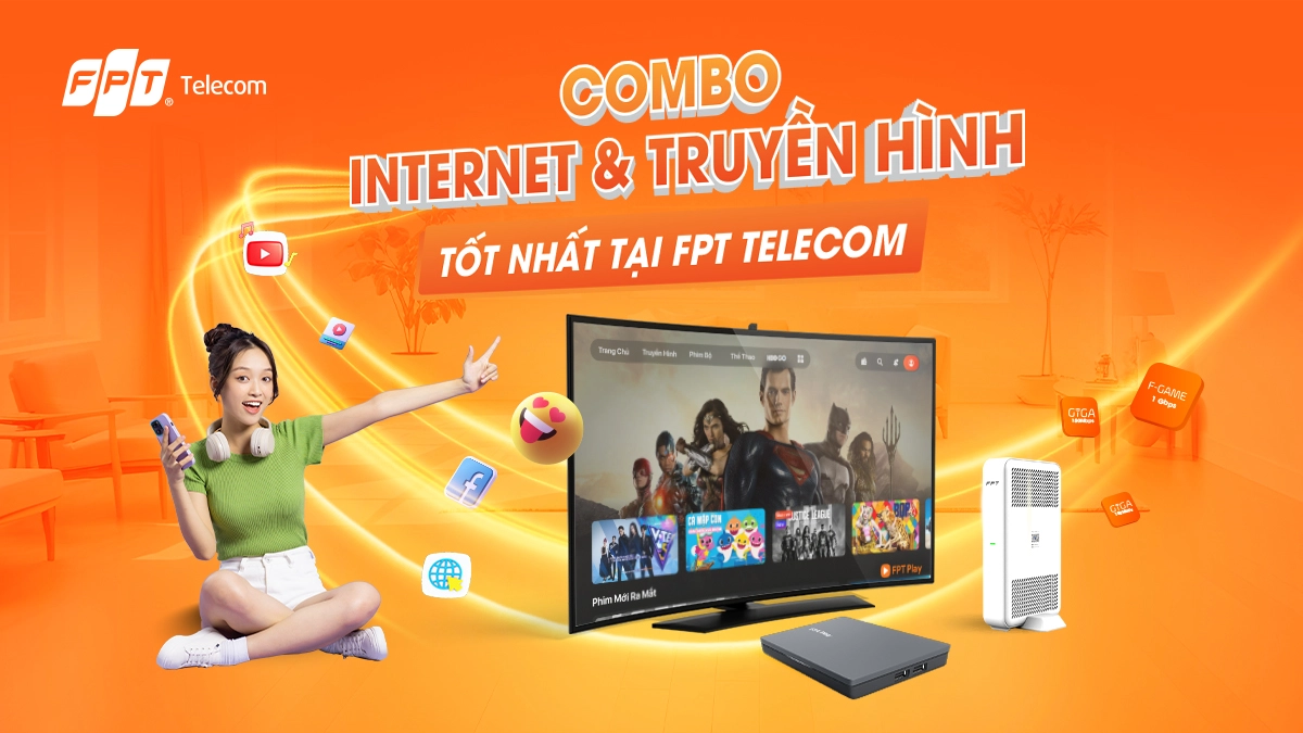Báo giá Combo FPT Đà Nẵng (Combo Internet và Truyền hình FPT Đà Nẵng)