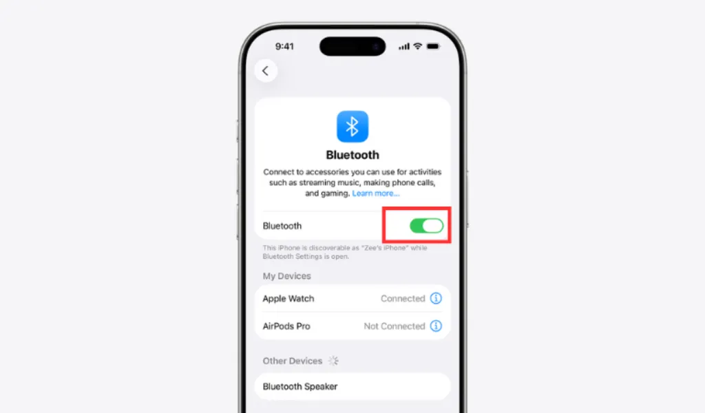 C&aacute;ch tắt chế độ tự bật Bluetooth tr&ecirc;n iPhone