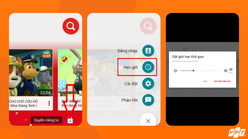 .Hạn Chế Trực Tiếp Trên Ứng Dụng YouTube