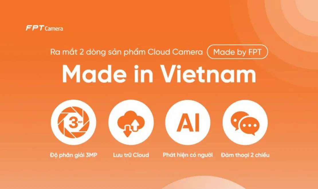 FPT Telecom chính thức ra mắt bộ đôi cloud camera Made in Vietnam