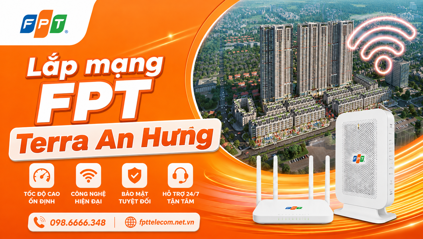 Lắp mạng FPT Terra An Hưng
