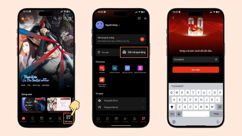 Cách sử dụng mã kích hoạt code FPT Play trên điện thoại